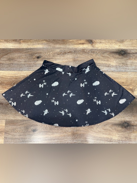 Tee Fury Dresses & Skirts - Star Wars Tee Fury Ship All Over Print Black and Gray Skater Skirt Size 3XL